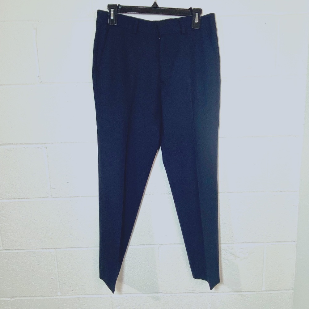 Rag & Bone New York Men's Navy Wool Flat Front Slacks Pants Slim Fit